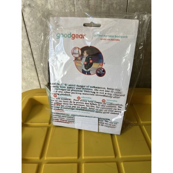 GoodGear Quilted Backpack with Safety Harness toddler - Picture 4 of 4